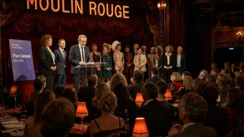 A cultural launch event at the Moulin Rouge